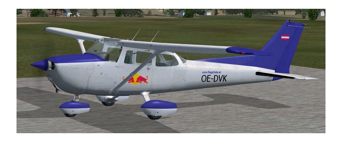 Carenado Cessna 172N Austrian Repaint — 1
