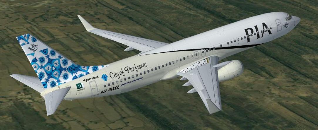 Pia Hyderabad City Of Perfumes Fsx Boeing 737-800 — 1