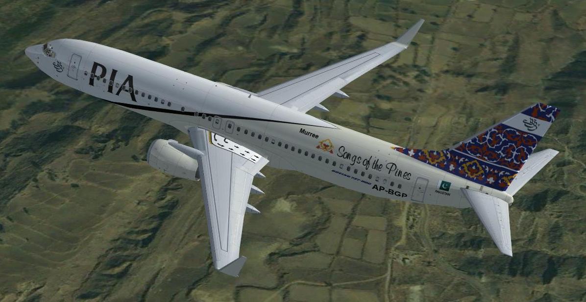 Pia Boeing 737-800 Murree Songs Of The Pines — 1