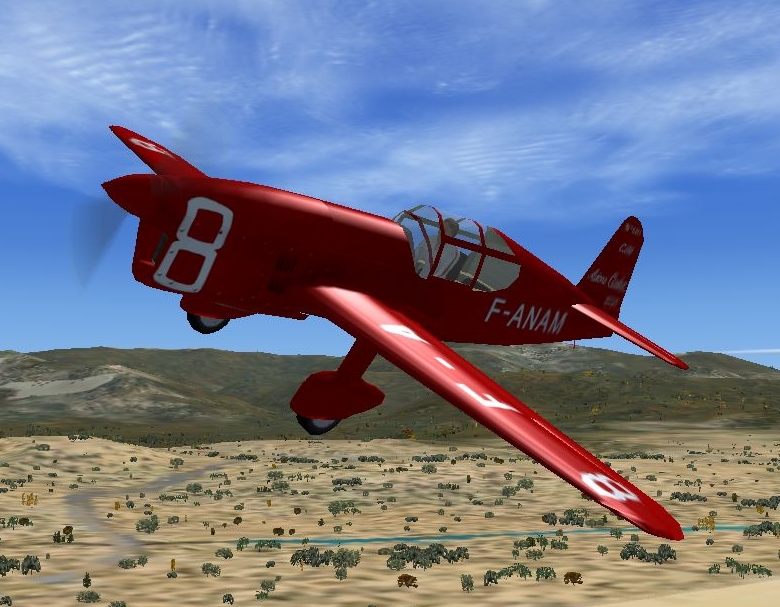 Fs2004/Fsx Caudron C684 Vintage Sport Racing Aircraft — 1