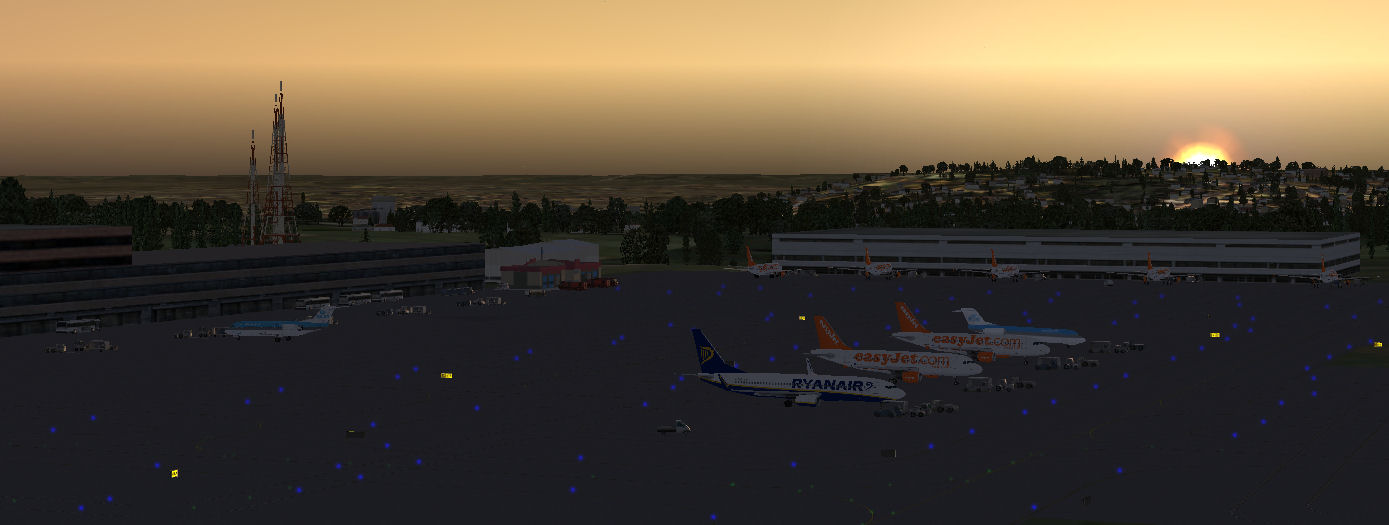 Scenery Of Bristol International Airport For Flight Simulator X Only — 1