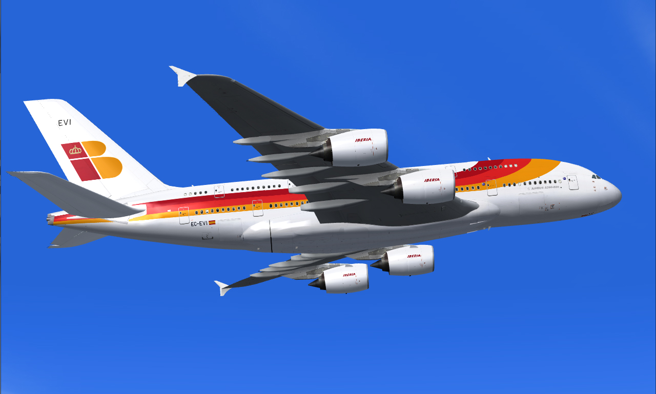 Iberia Airbus A380-800 — 1