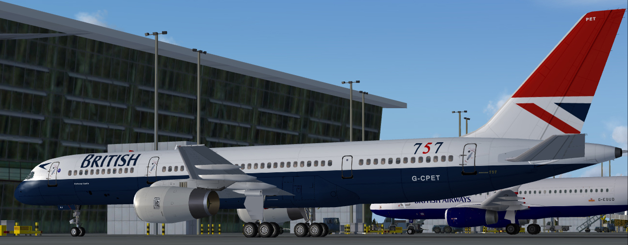 British Airways Boeing 757-200 Red Tail — 1