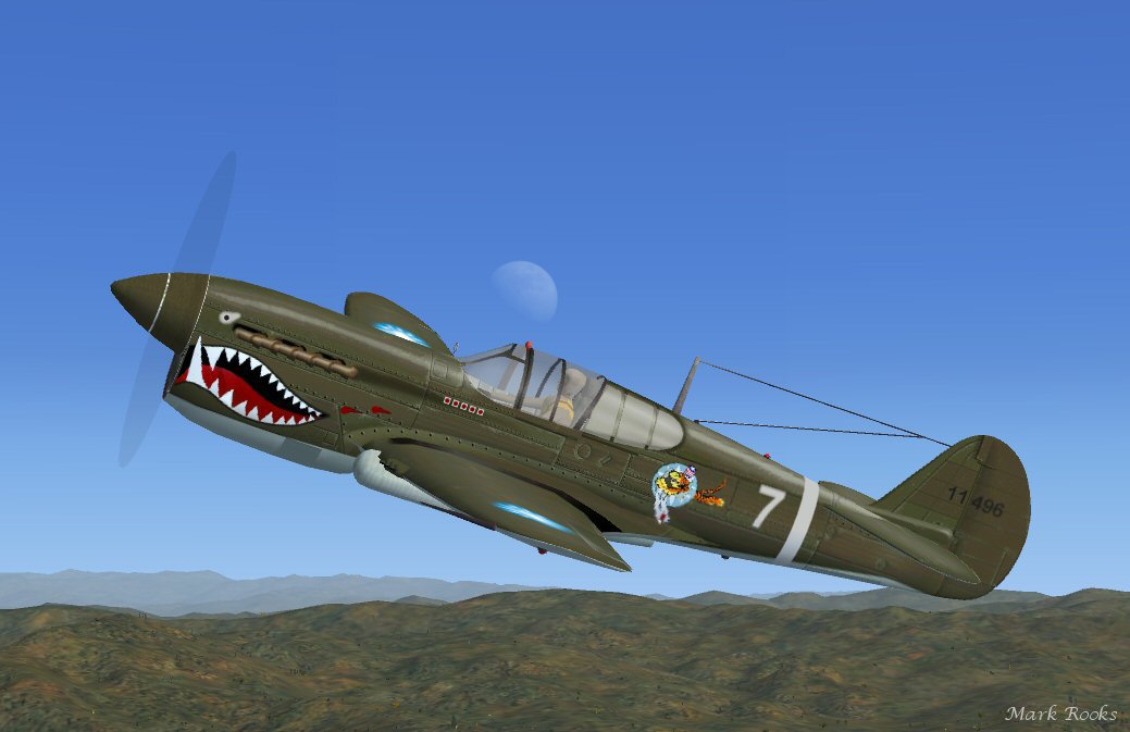 Fsx Hawks P-40 Warhawk — 1