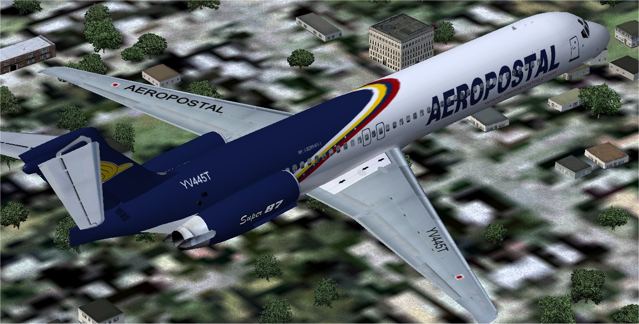 Fs2004 Mc Donnell Douglas Md87 Aeropostal — 1