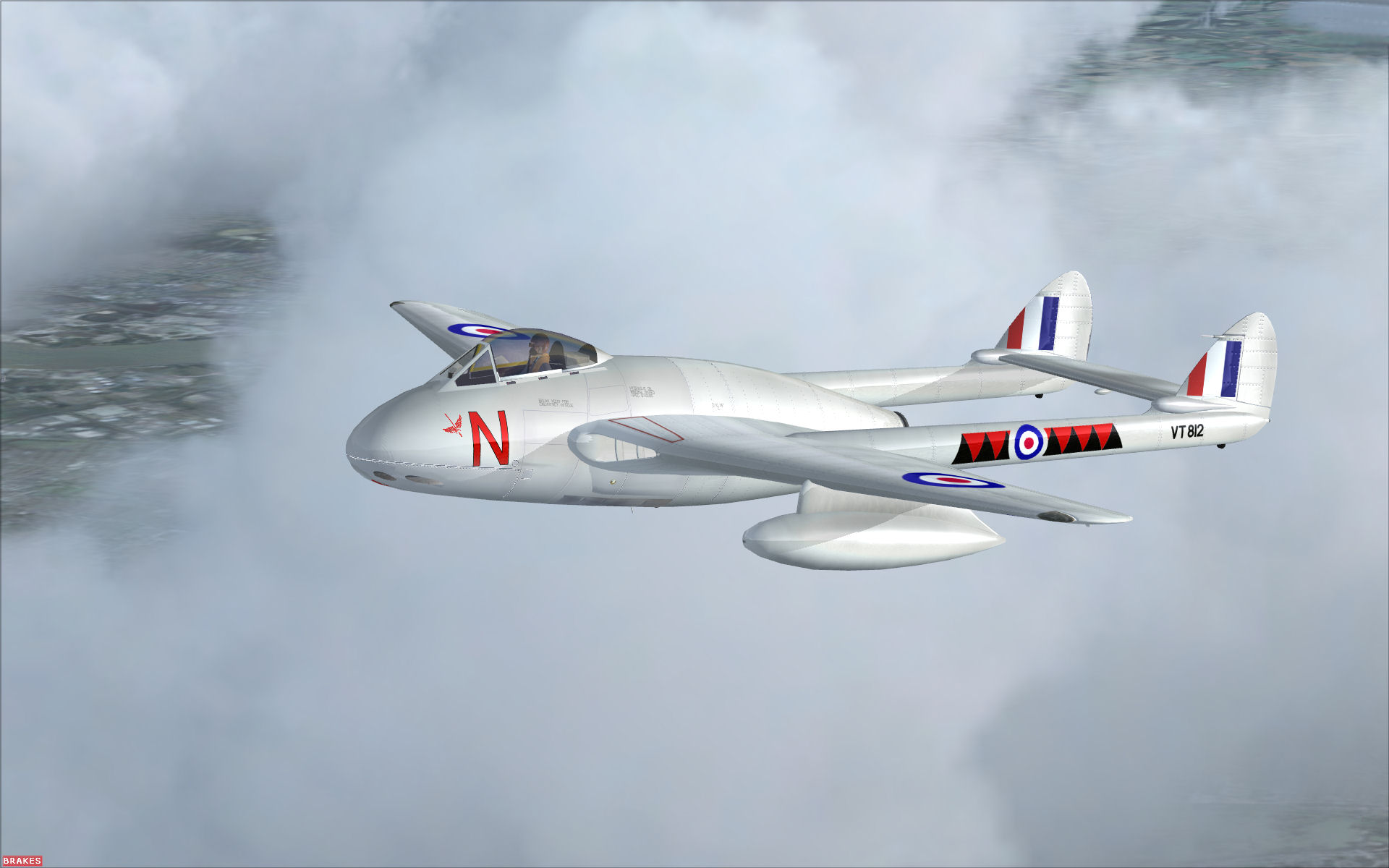 Dehavilland Dh100 Vampire F Mk3 — 1