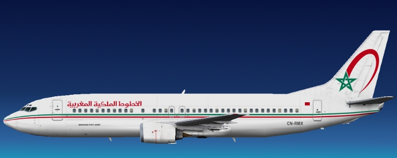 Fs2004 Royal Air Maroc Boeing 737-400 — 1