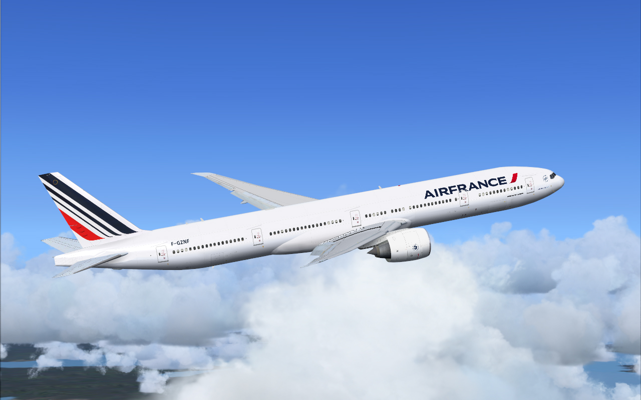 Fs2004 Air France 777-328Er — 1