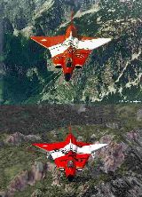 Fs2002/Fs2004 Saab J35Oe Draken