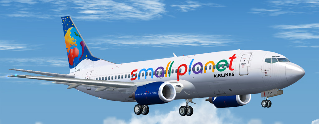 Vistaliners Boeing 737-300 Small Planet — 1