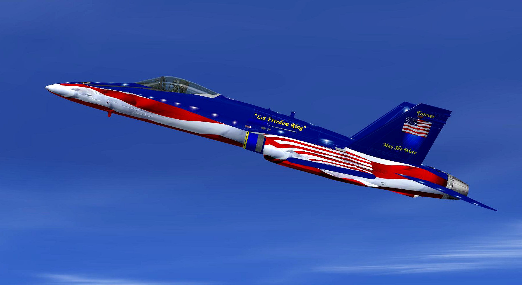 Fsx Acceleration Fa-18 Let Freedom Ring — 1