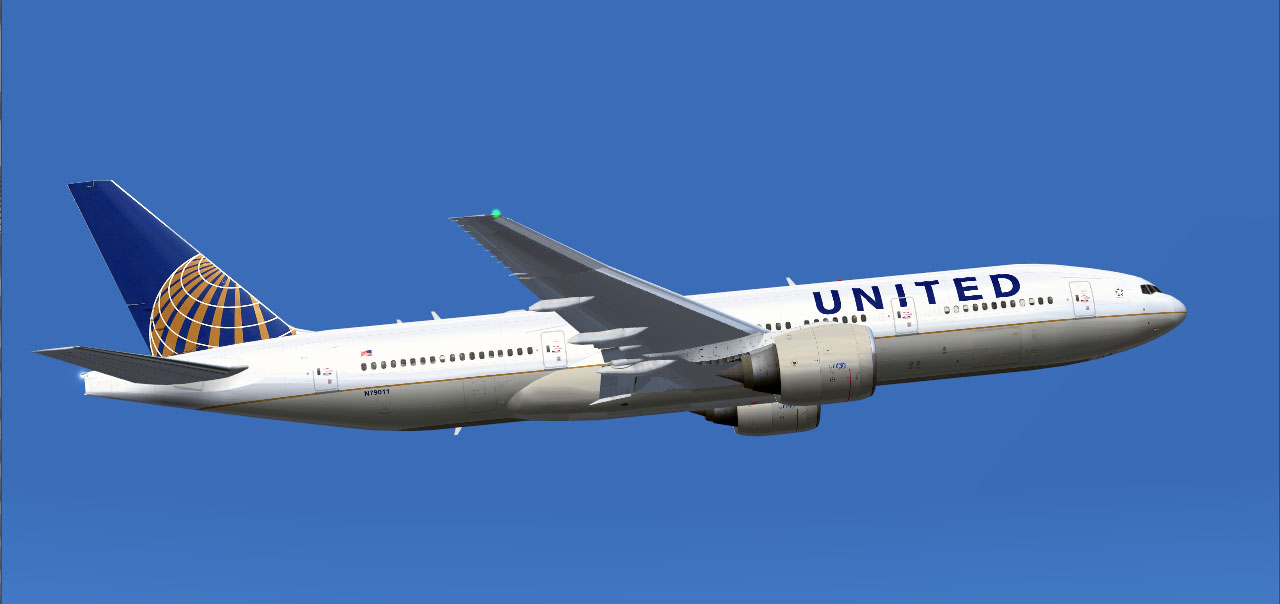 Fs9 United Boeing 777-224Er — 1