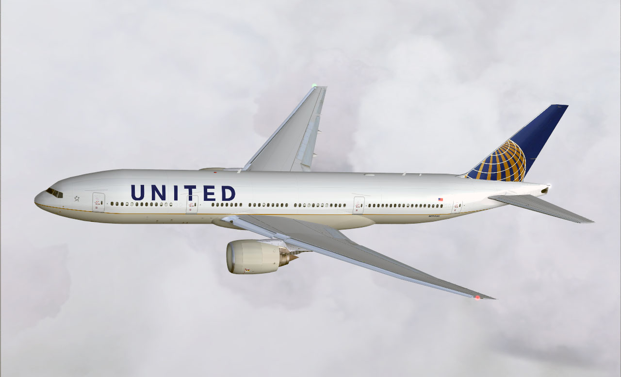Fs9 United Boeing 777-222Er — 1