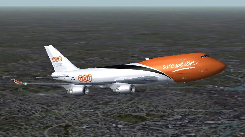 Fs2004 Boeing 747-400 Tnt Cargo Pack — 1