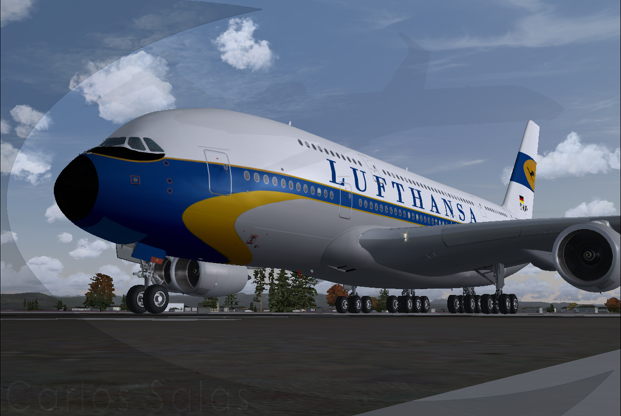 Airbus A380-841 Lufthansa Retrojet — 1