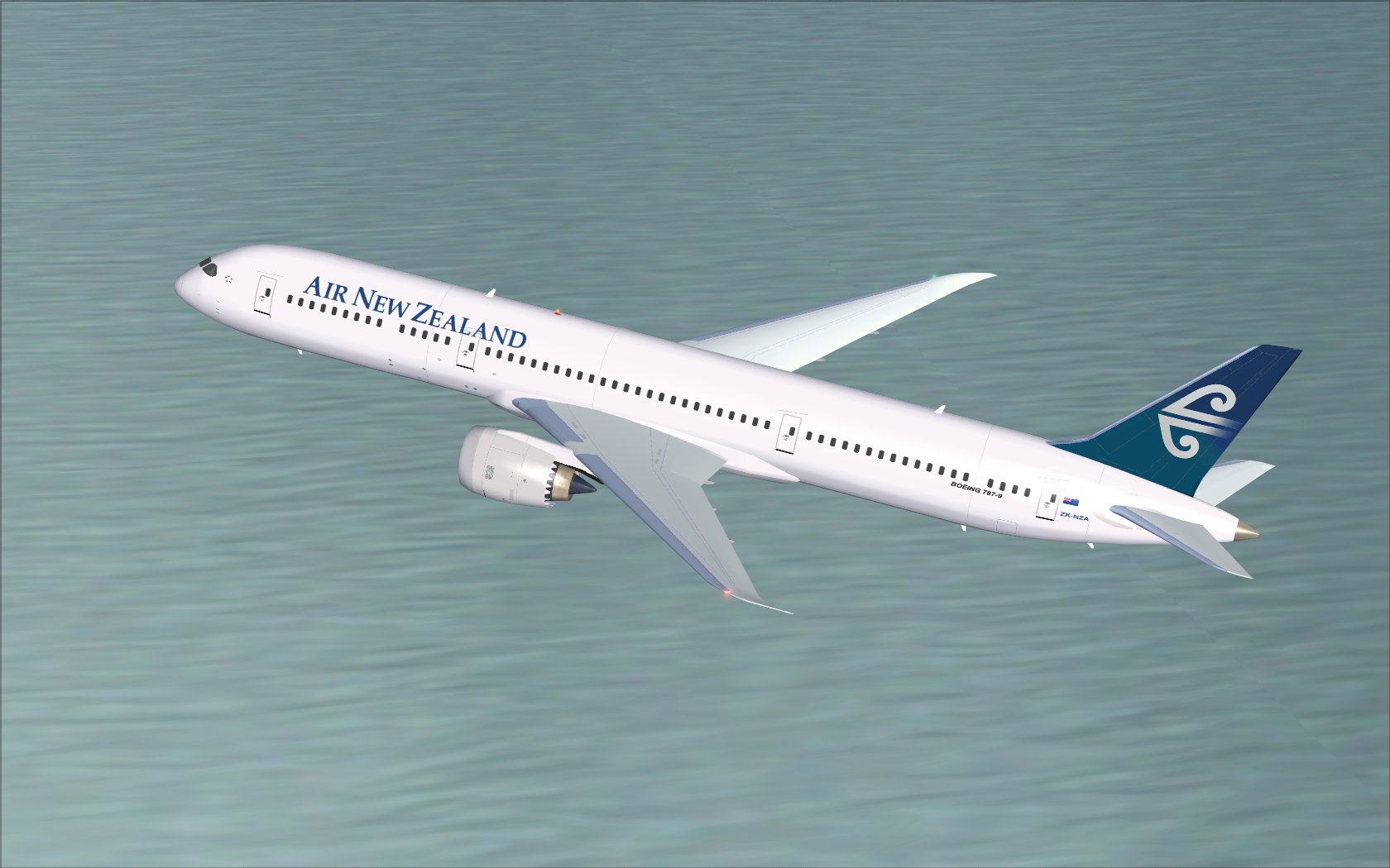 Fs2004 Air New Zealand Boeing 787-9 V2 — 1