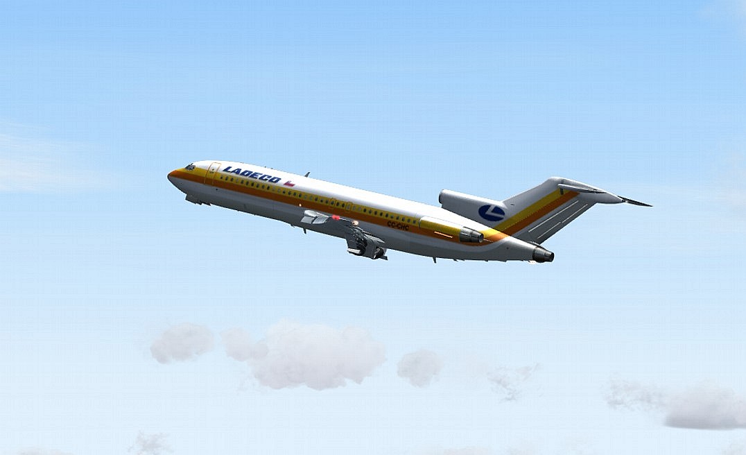 Fs2004 Aircraft Boeing 727-100 Ladeco — 1
