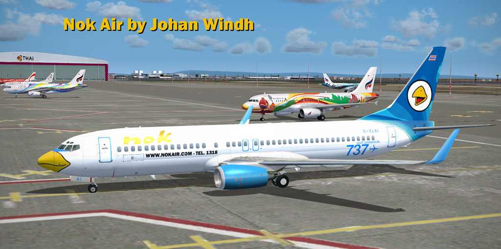 Project Opensky - Boeing 737-800Wl - Nok Air — 1