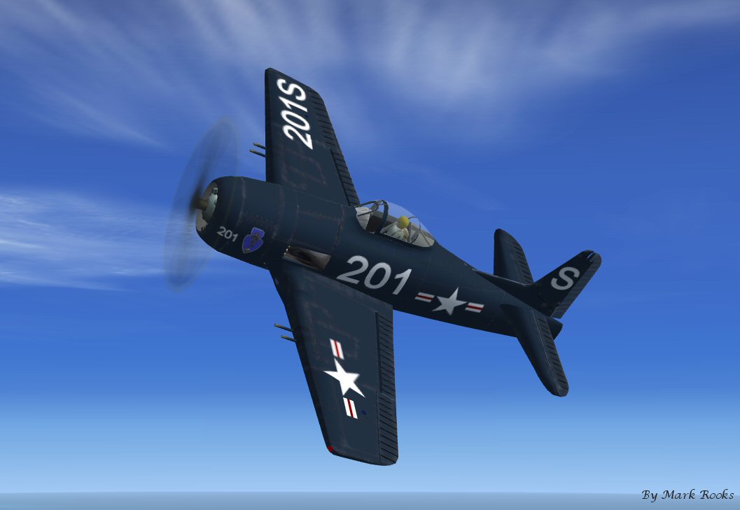 Alpha Bleu Ciels Grumman F-8 Bearcat — 1