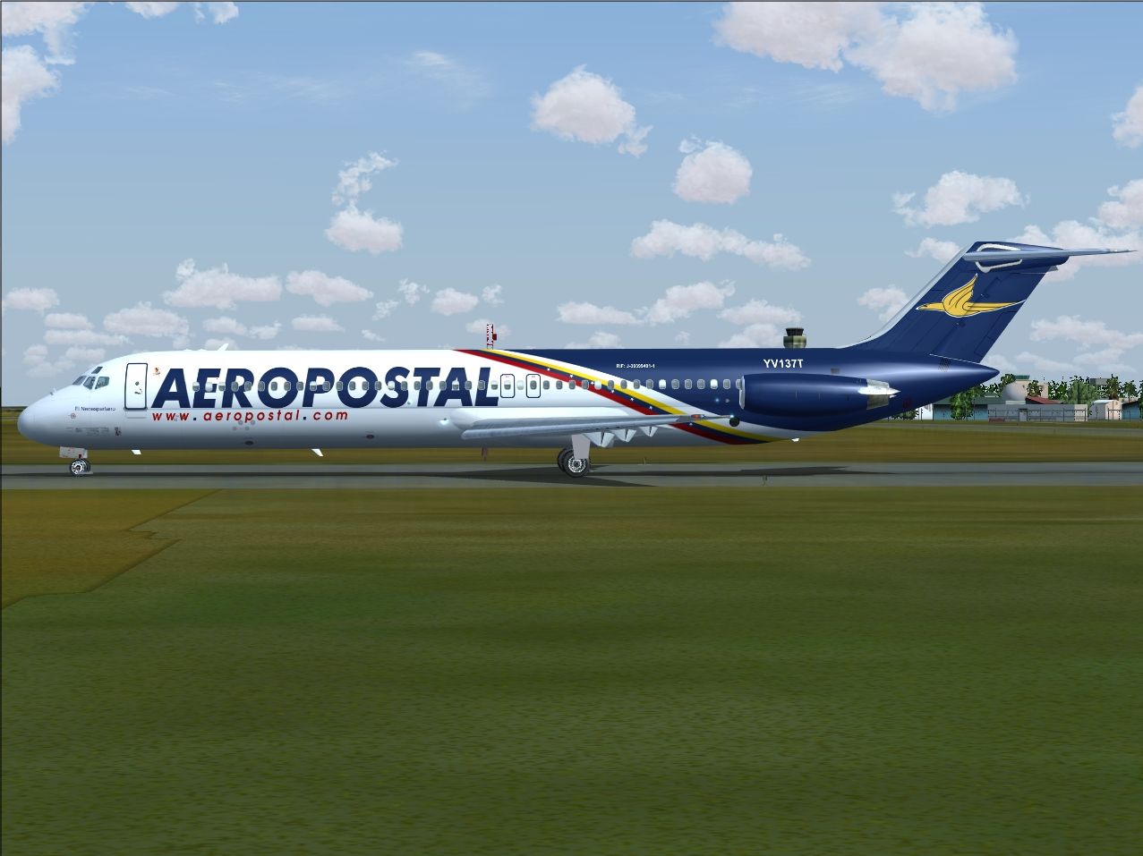 Fs2004 Aeropostal Mcdonnell-Douglas Dc-9-51 — 1