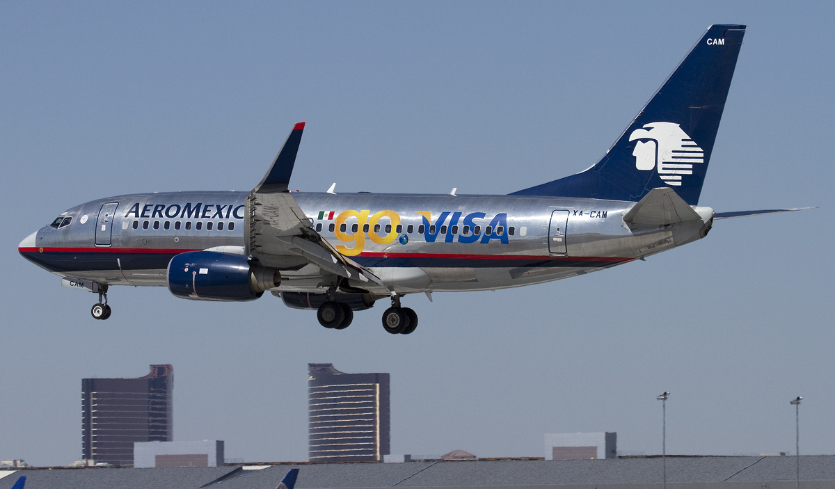 Fs2004 Boeing 737-752 Aeromexico Go Visa — 1