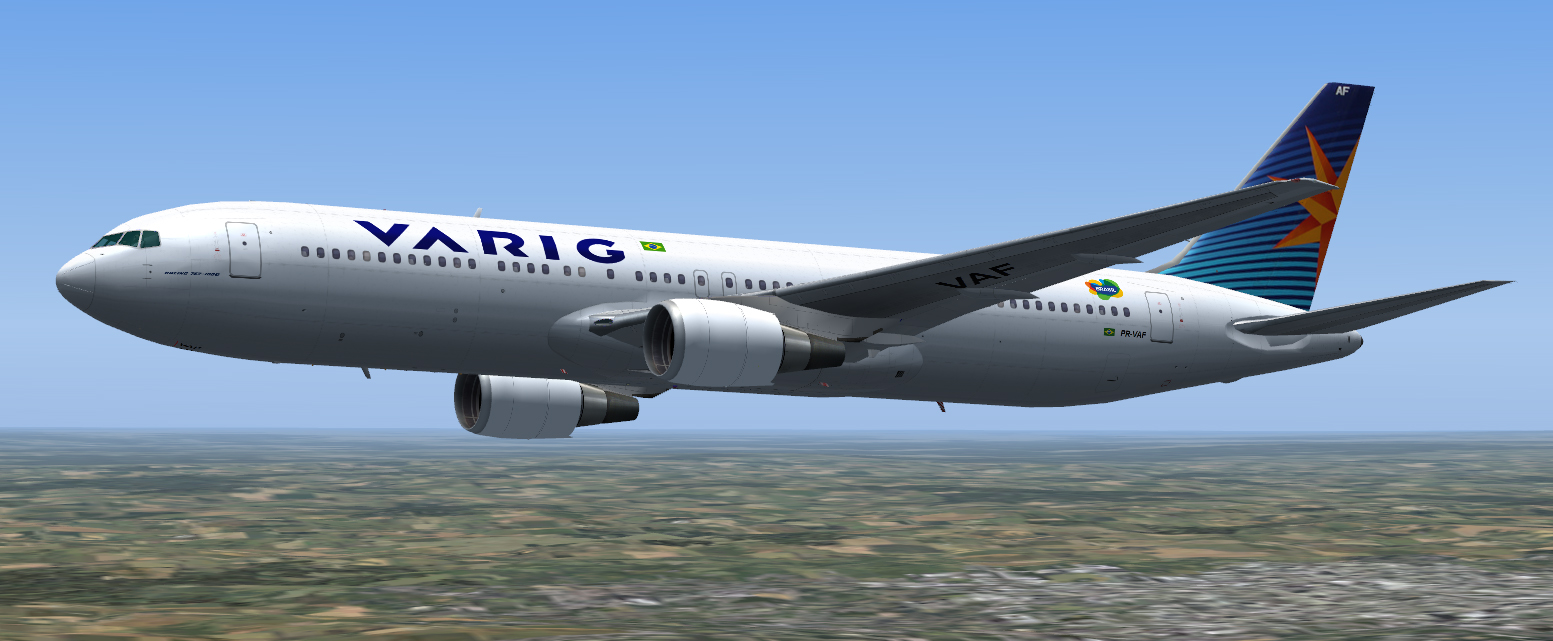 Fsx/Fs2004 Boeing 767-300 V5 Varig — 1