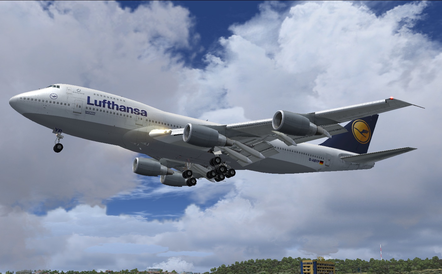 Lufhansa Boeing 747-200 Niedersachsen — 1