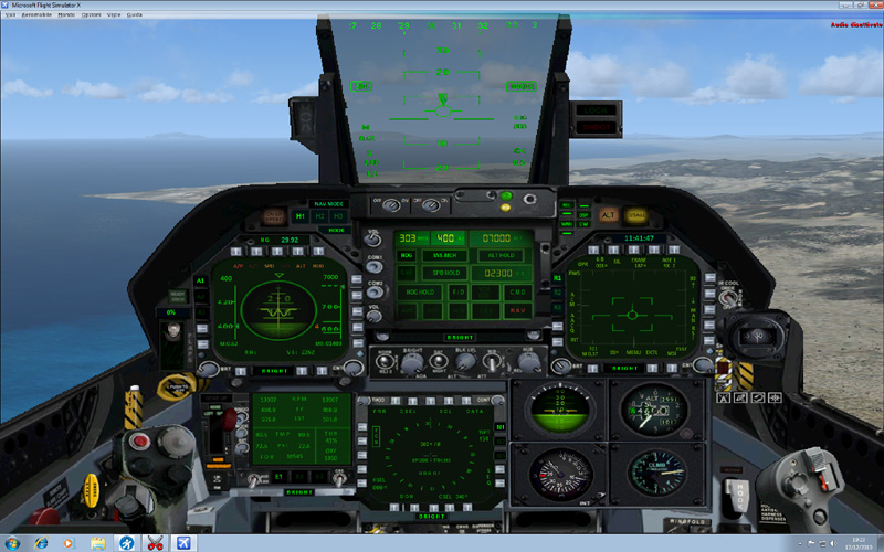 Boeing-F18-Hornet Panel Fsx — 1