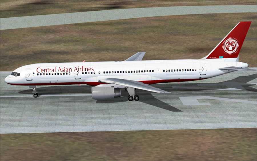 Fs2004 Central Asian Airlines Boeing 757-200 — 1