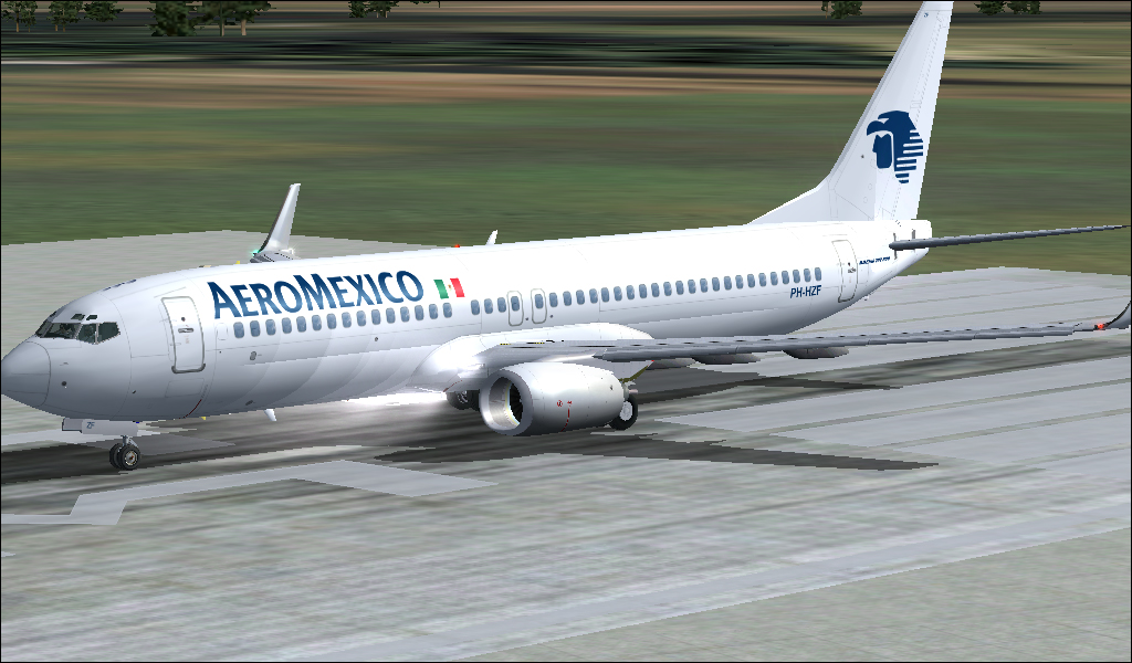 Fs2004 Boeing 737-8K2 Aeromexico Transavia Airlines — 1