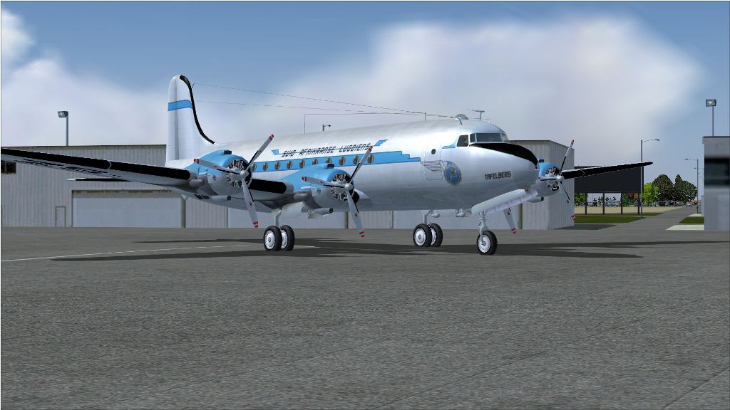 Fs2004/Fsx South African Airways Douglas Dc-4-1009 — 1