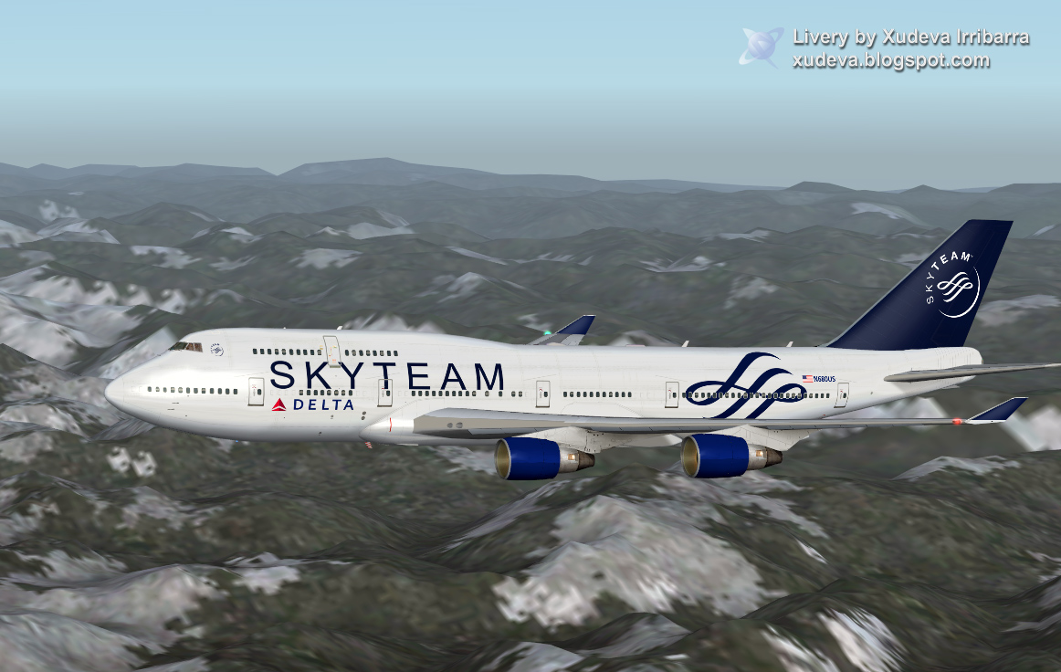 Delta Skyteam 747-451 — 1