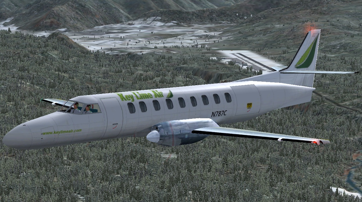 Fs2004 Fairchild Metroliner Iii In Colorado Key Lime — 1