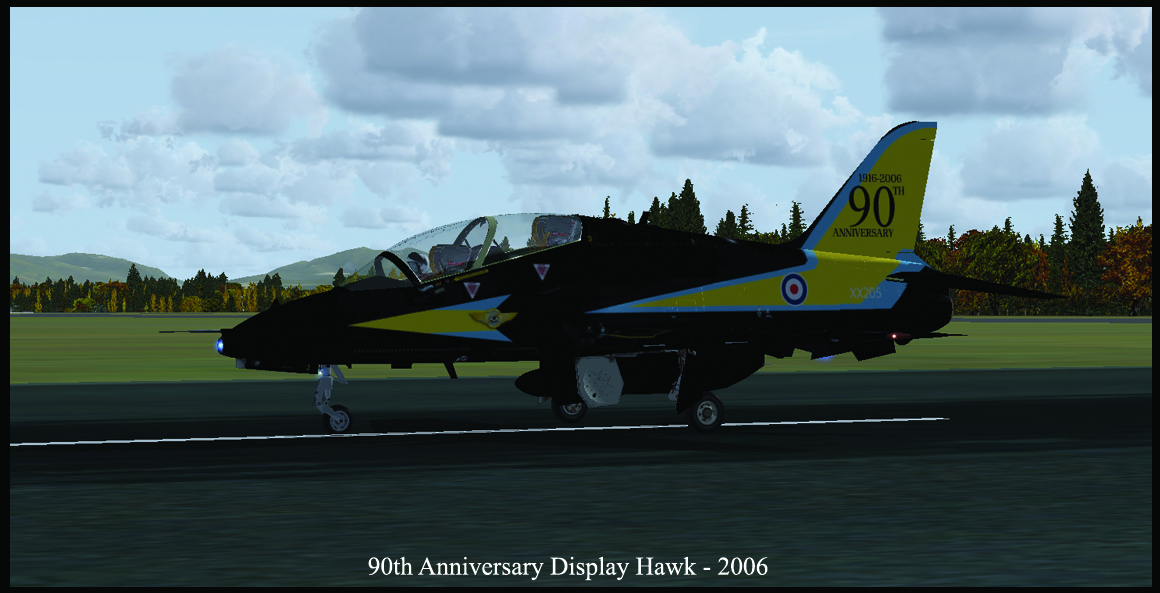 Sky Sim Hawk T1A 208 Sqn 2006 Anniversary — 1