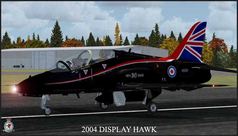 Sky Sim Hawk T1A 19 Sqn 2004 Display — 1