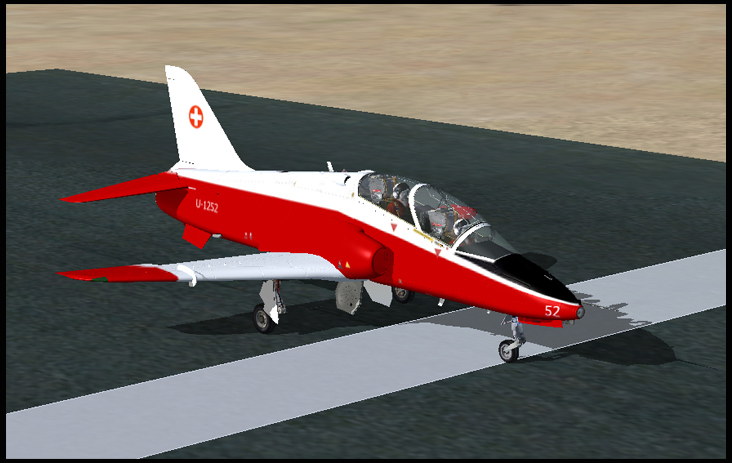 Sky Sim Hawk T1A Swiss Airforce — 1