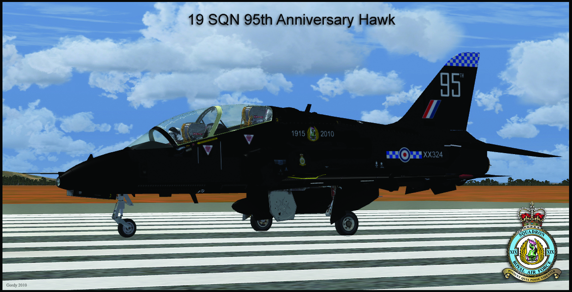 Skysim Hawk T.mk1 19 Sqn Anniversary — 1