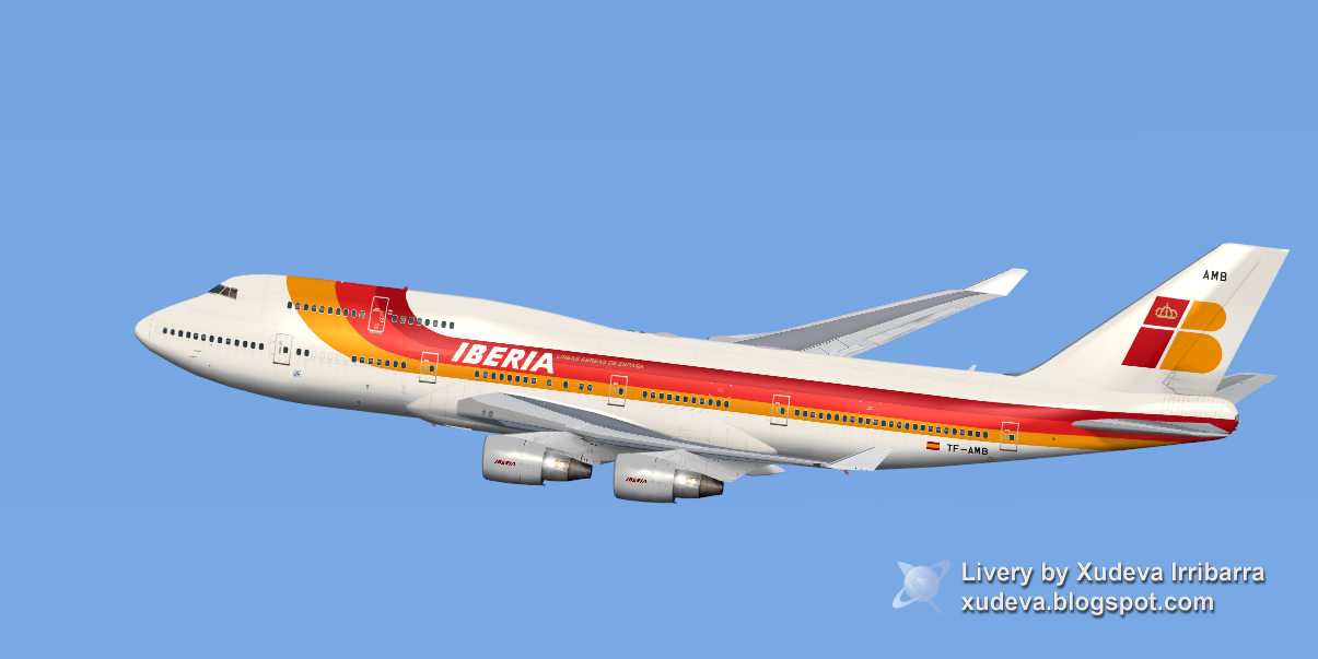Iberia Boeing 747-412 — 1