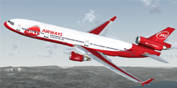 Pmdg Md-11 Jat Airways Red — 1