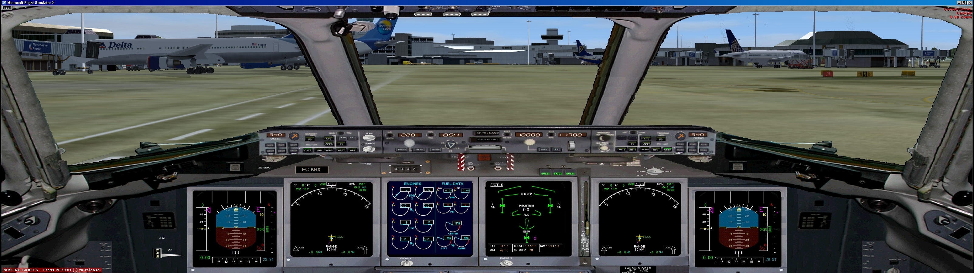Fsx Boeing 717-200 Panel For Dual Monitors — 1