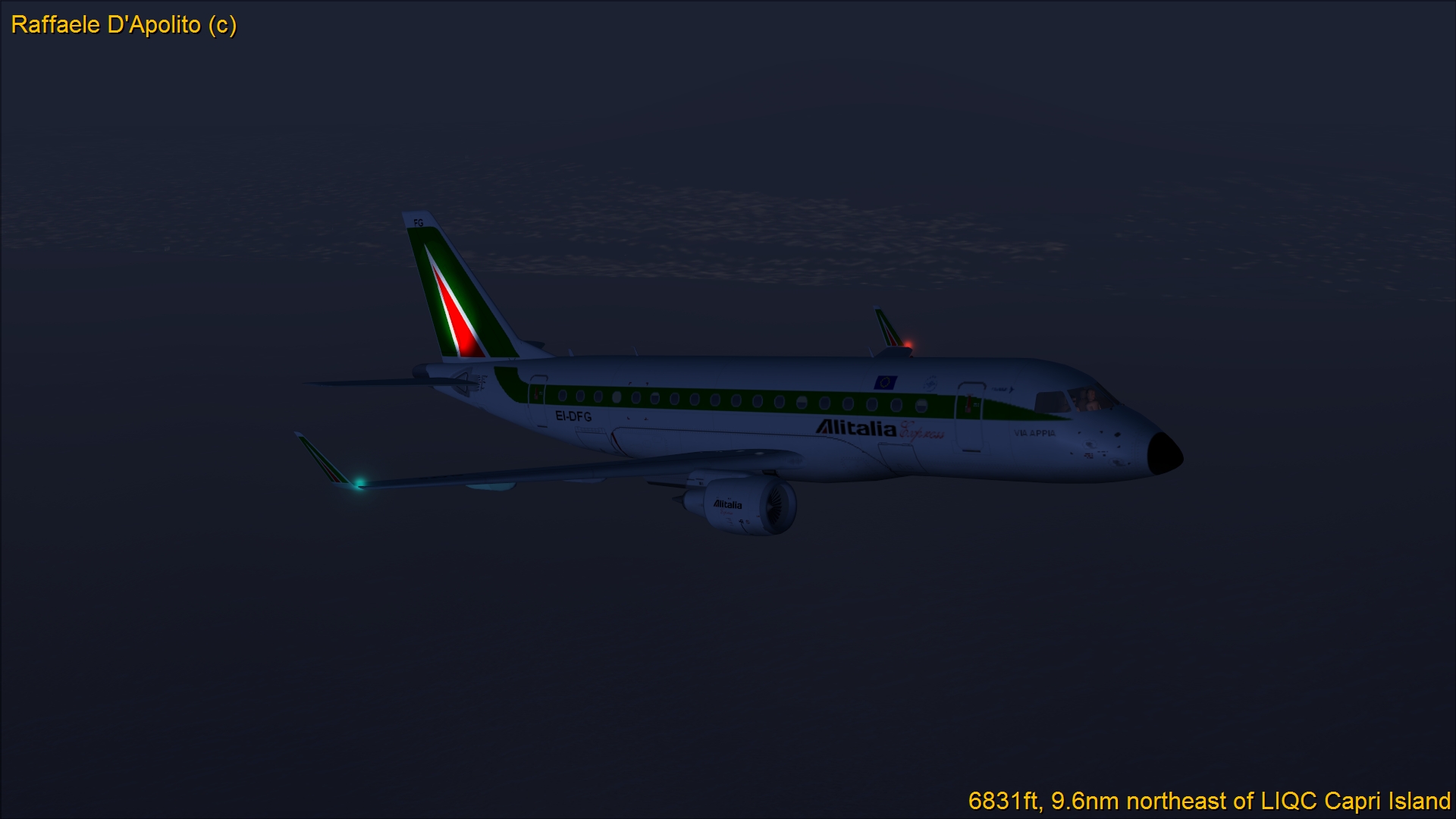 Fs2004 Embraer 170 Alitalia Express — 1