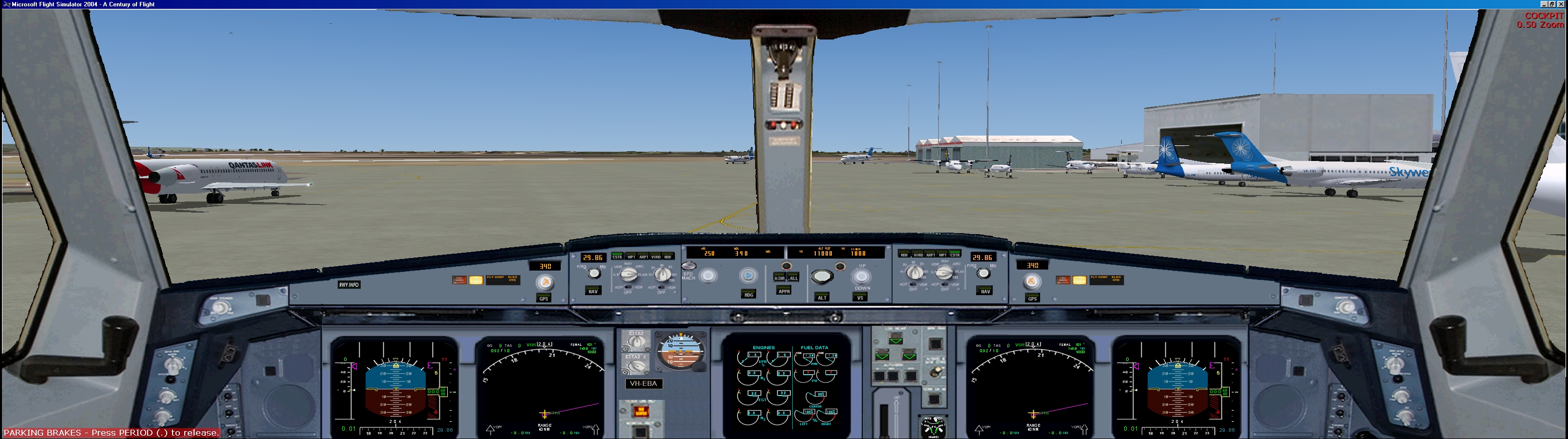 Fs2004/Fsx Airbus A330 Panel V2 For Dual Monitors — 1