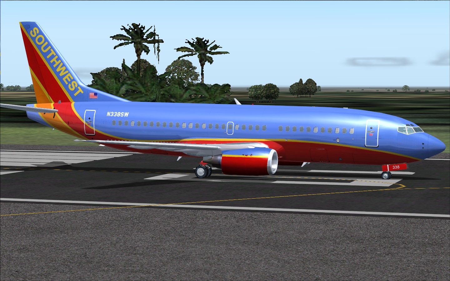 Vistaliners B737-300 Southwest Airlines N338Sw Colors — 1