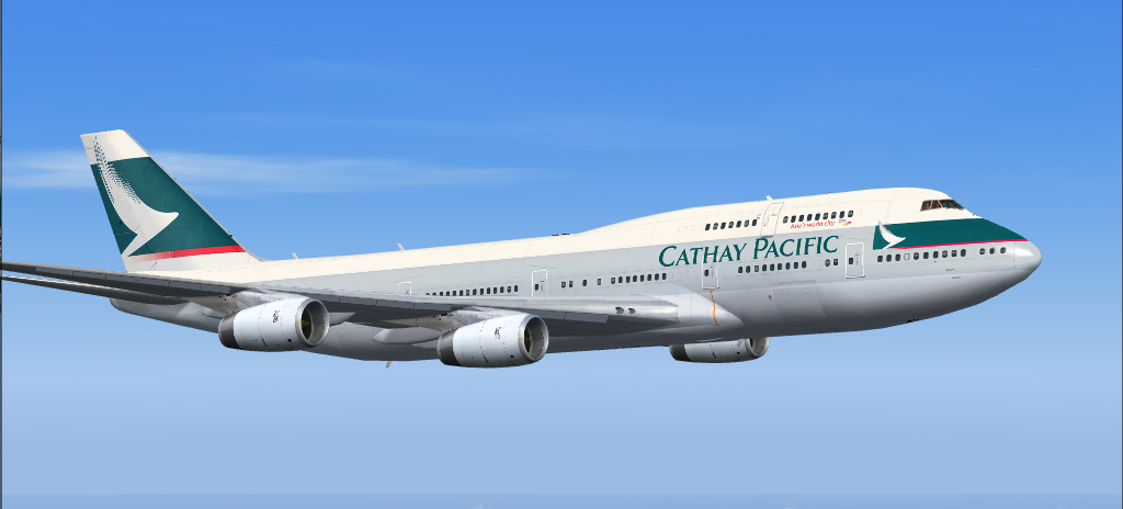 Fs2004 Cathay Pacific Boeing 747-467 — 1