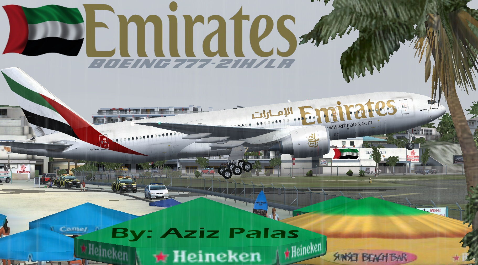 Fsx/Fs2004 Emirates B777-21H Lr — 1