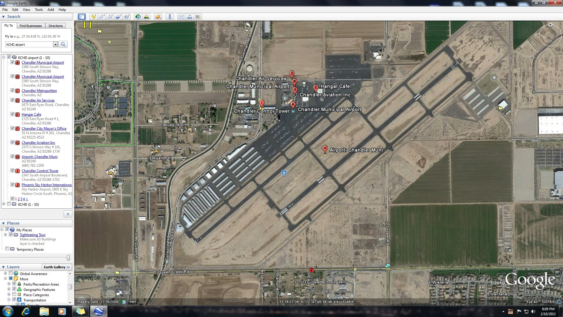 Fsx Scenery Kchd Chandler Mun, Az — 1
