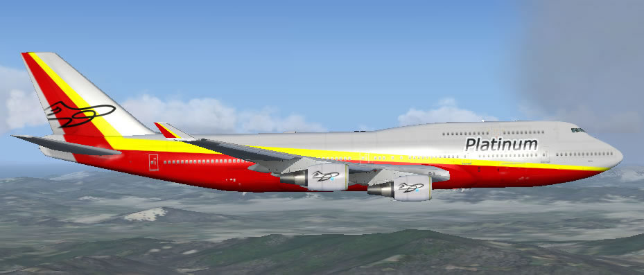Platinum Airways B747-400 For Fsx — 1