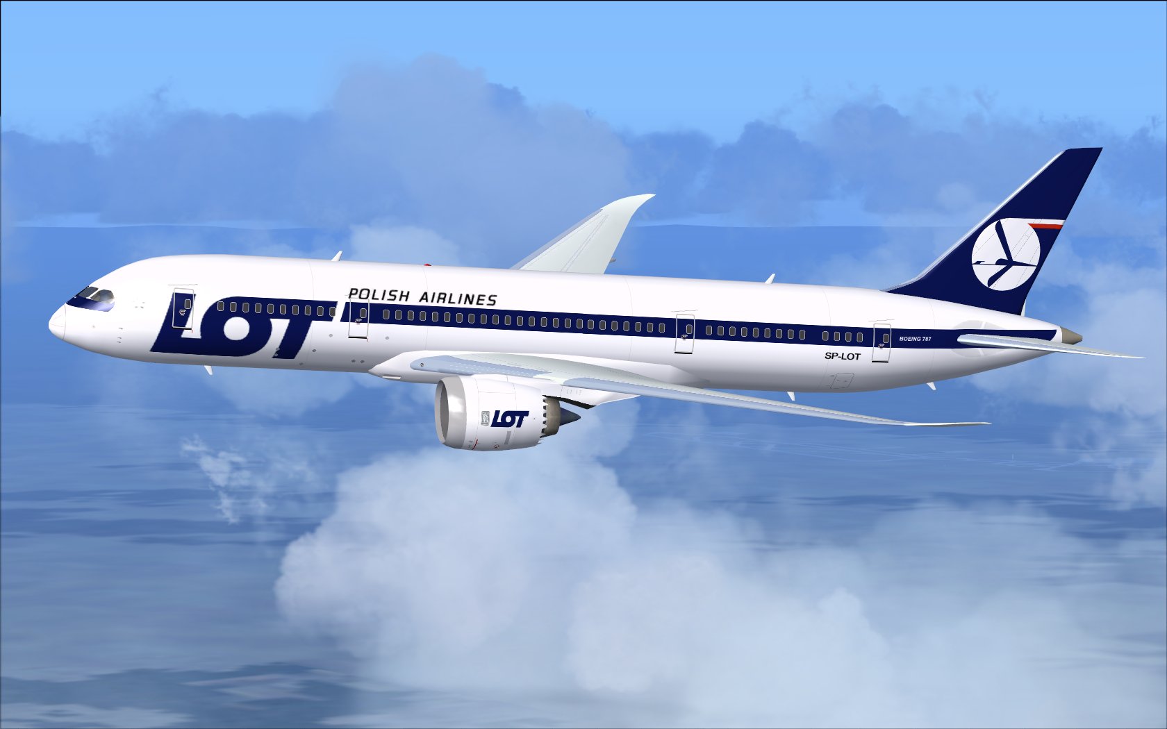 Fsx Lot Polish Airlines Boeing 787-8 V2 — 1