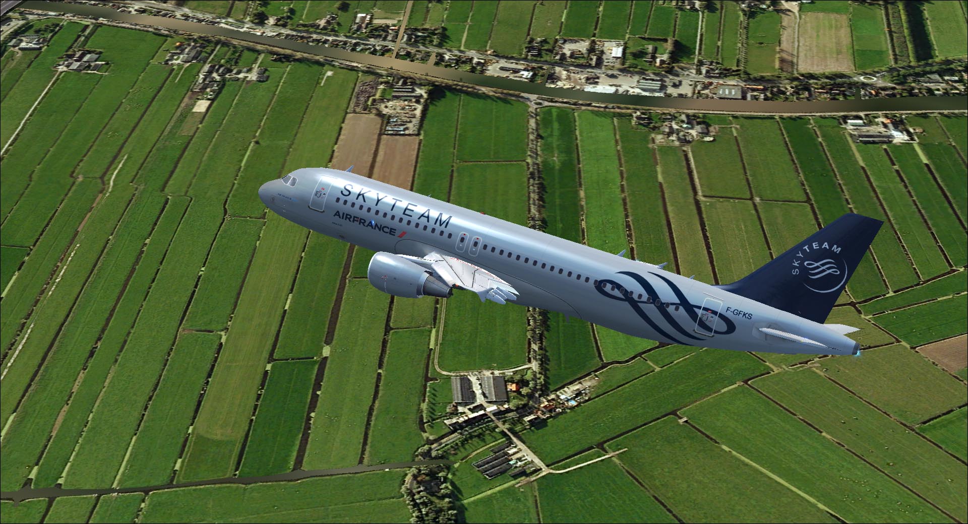Ifdg Airbus A320 Air France Skyteam-Cs — 1