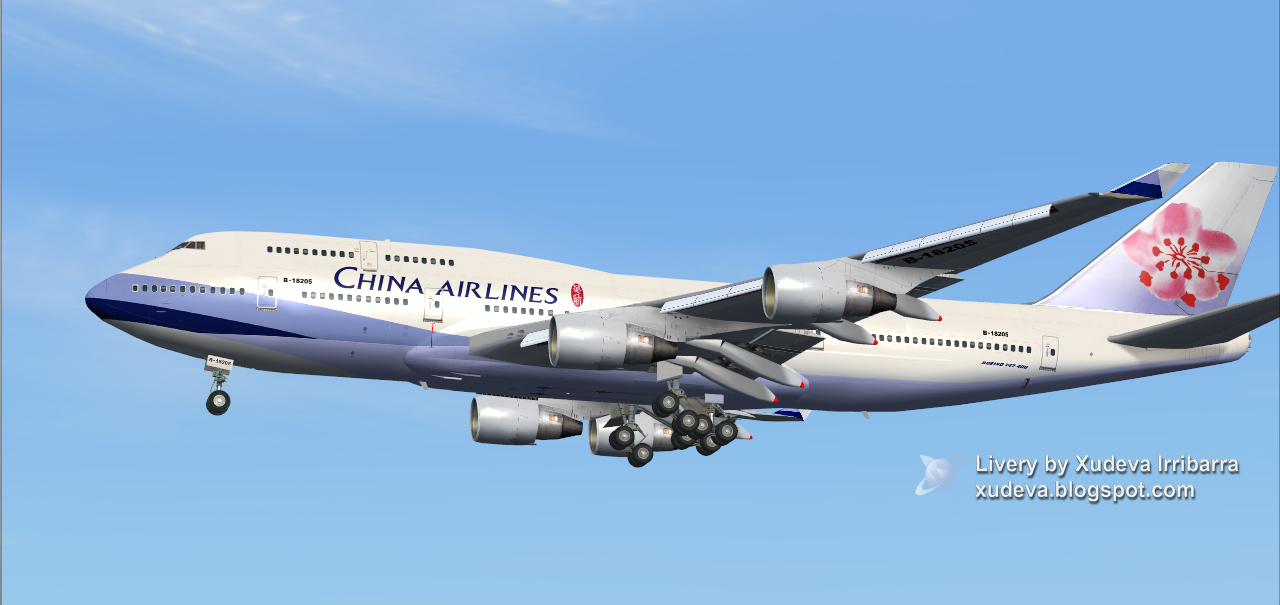 China Airlines Boeing 747-409 — 1